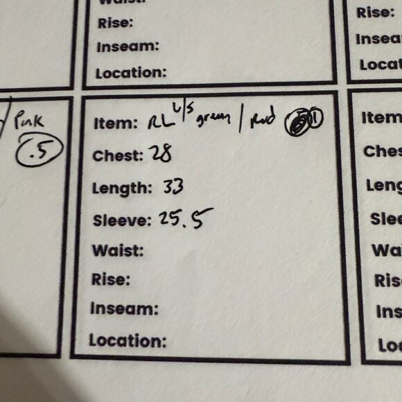 Ralph Lauren Classic Fit Check Shirt Plaid Striped L/S Shirt Red‎ Green Mens 2XB - Picture 3 of 7